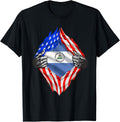 Nicaragua Flag Shirt Nicaraguan American Roots Heritage T-Shirt