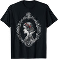 Disney Snow White Framed Side Profile Faded Portrait T-Shirt Small