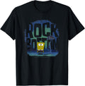 Spongebob Squarepants Rock Bottom Bus Stop Funny Cartoon T-Shirt
