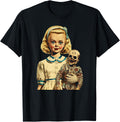 Creepy Girl With Her Even Creepier Doll T-Shirt