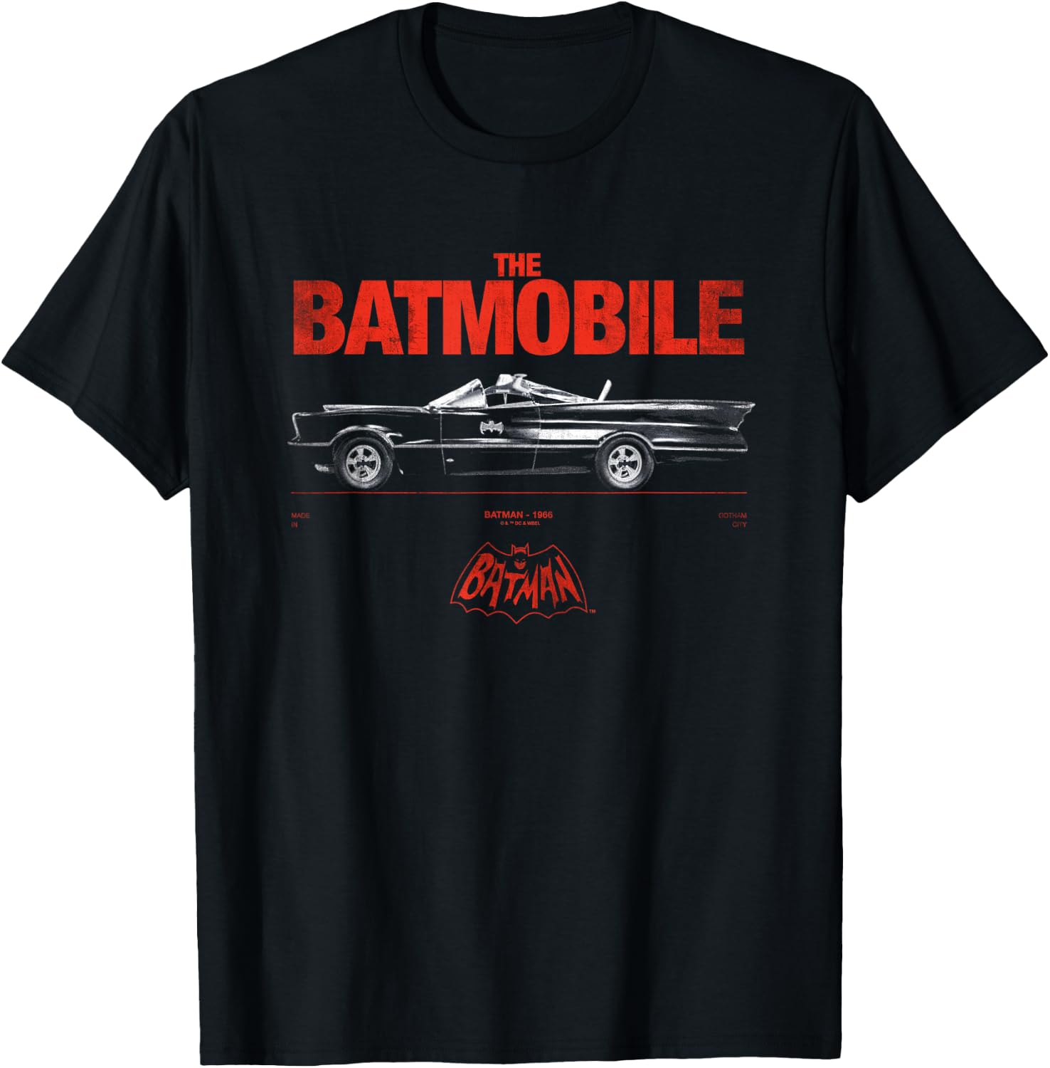 Batman Classic '66 Batmobile 85th Anniversary T-Shirt
