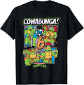 Cowabunga I'm 6 Years Old Teenage Mutant Ninja Turtles T-Shirt