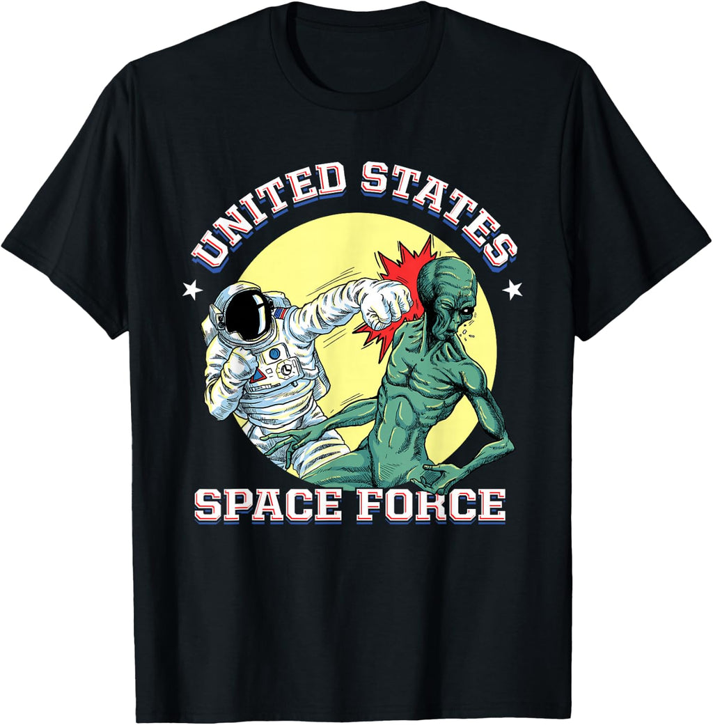United States Space Force - Funny Space Lover & UFO Alien T-Shirt