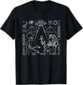 Alien & Ancient Egyptian Pyramid UFO Conspiracy Theory T-Shirt