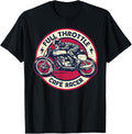 Cafe Racer - Full-Throttle - Vintage Motorcycle T-Shirt