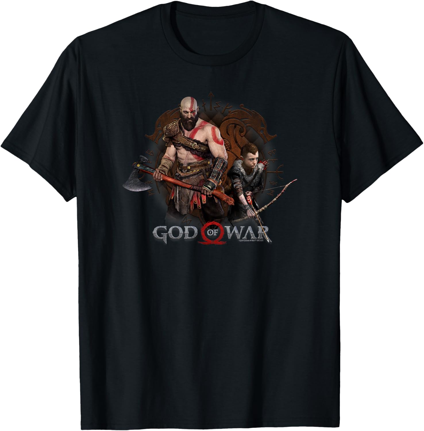 God of War Kratos and Son Ready T-Shirt T-Shirt