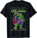 Marvel Comics Hulk and Spider-Man Pizza Smash Duo T-Shirt