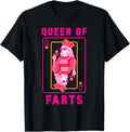 Funny Queen of Fart Farting Humor Inappropriate Embarrassing T-Shirt
