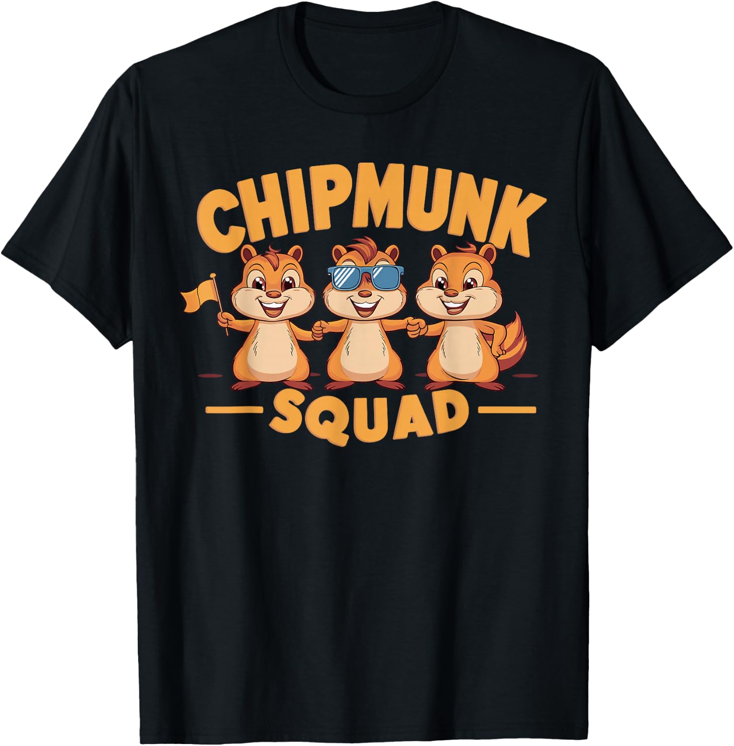 Chipmunk Squad Design for Chipmunk Lover Stuff Kids Chipmunk T-Shirt