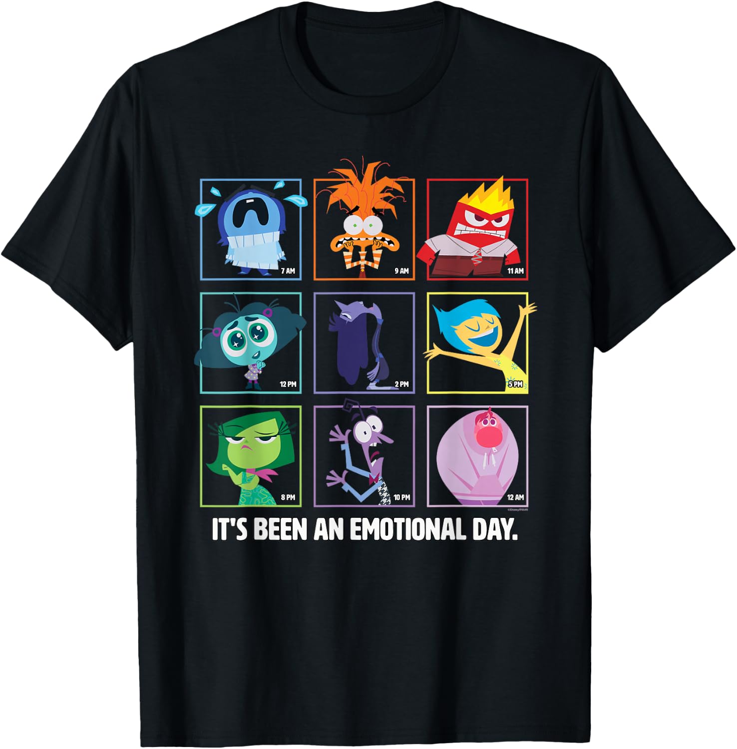 Disney and Pixar’s Inside Out 2 Emotions an Emotional Day T-Shirt