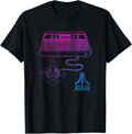 Atari Neon 80’s Console Pink & Blue Design T-Shirt