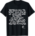 Old School Rap Hip HOP Merch Juicy Positive Quote 90's T-Shirt