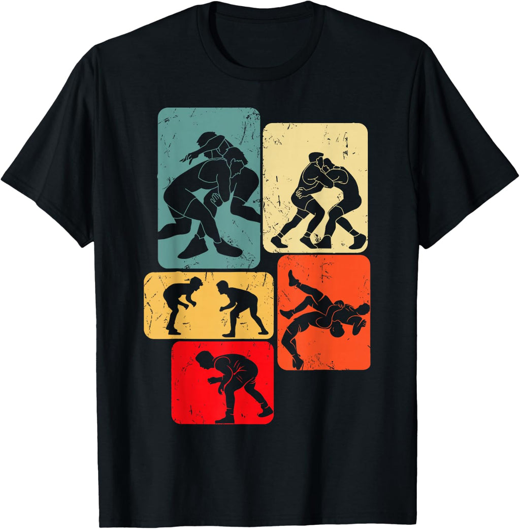 Wrestling Wrestler Men Boys Kids T-Shirt