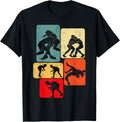 Wrestling Wrestler Men Boys Kids T-Shirt