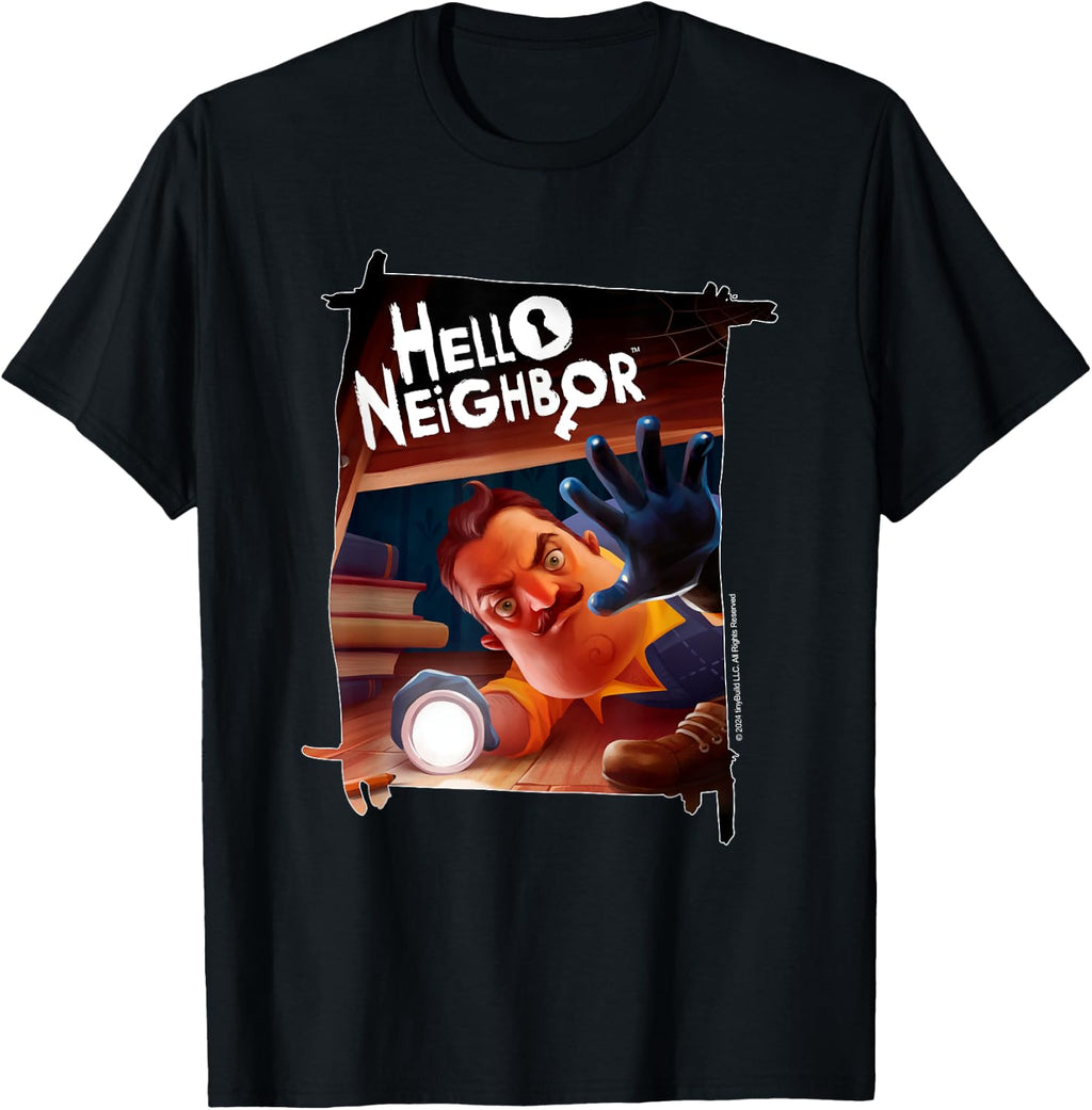 Hello Neighbor - Game Related Designs T-Shirt, Small, Black