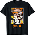 Bleach Ichigo Mask Evolution Anime Eyes with Kanji T-Shirt