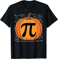 Pumpkin Pie Math Halloween Thanksgiving Pi Day T-Shirt