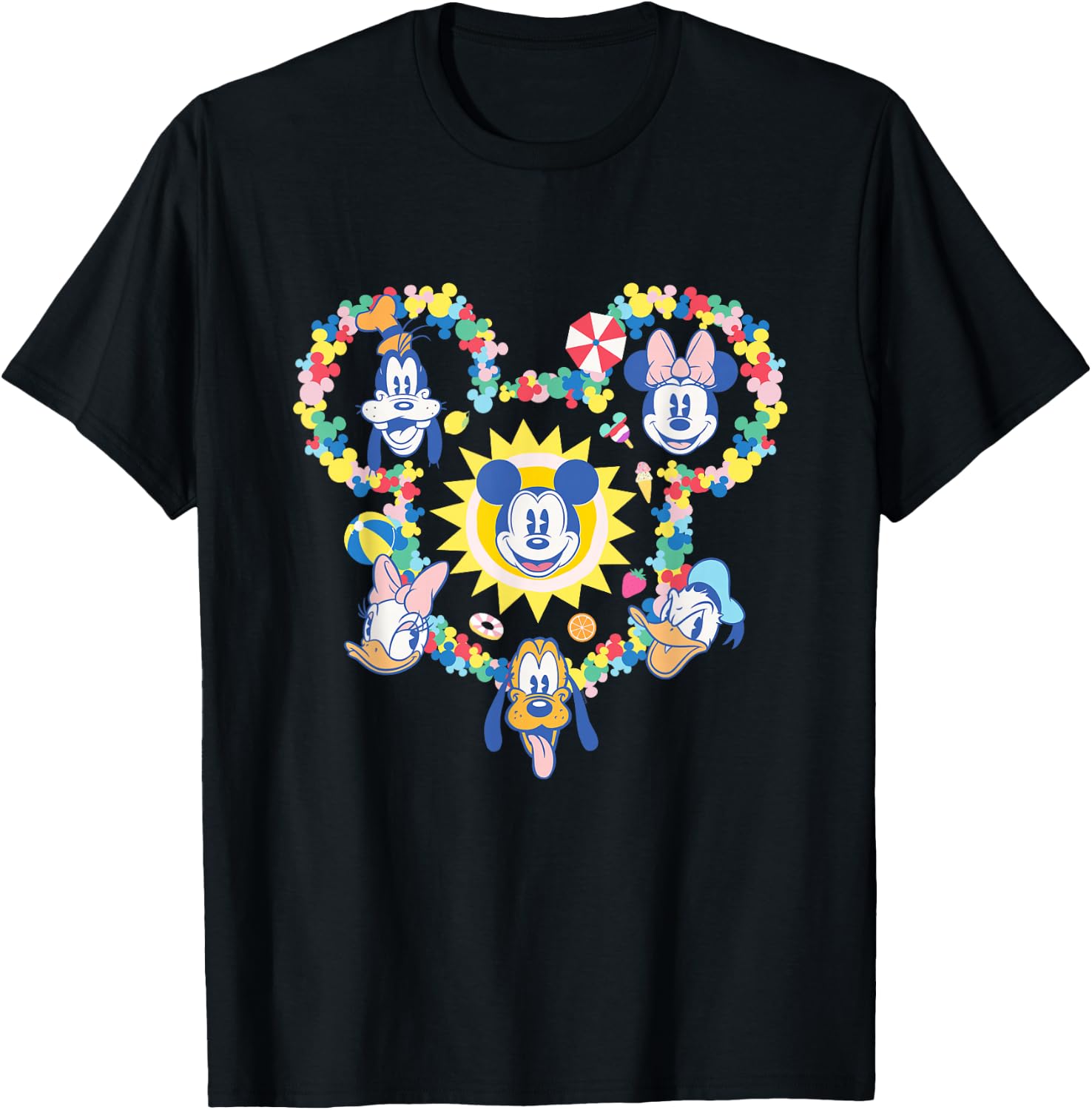 Disney Mickey & Friends Summer Vacation Mickey Mouse Icon T-Shirt