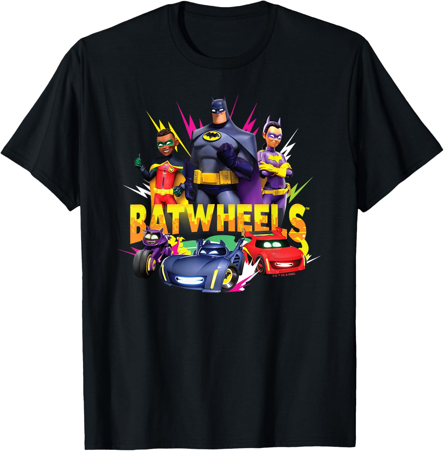 Batman Batwheels Characters Team T-Shirt