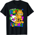 Garfield I Like My Bad Catitude Retro Cartoon Cat T-Shirt