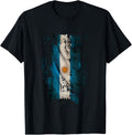 Argentina Watercolor Flag Art T-Shirt