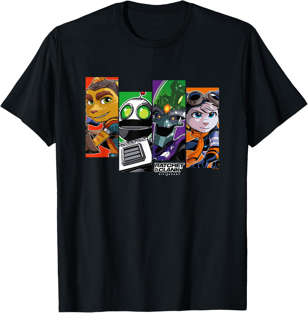 Ratchet & Clank Rift Apart Character Grid T-Shirt