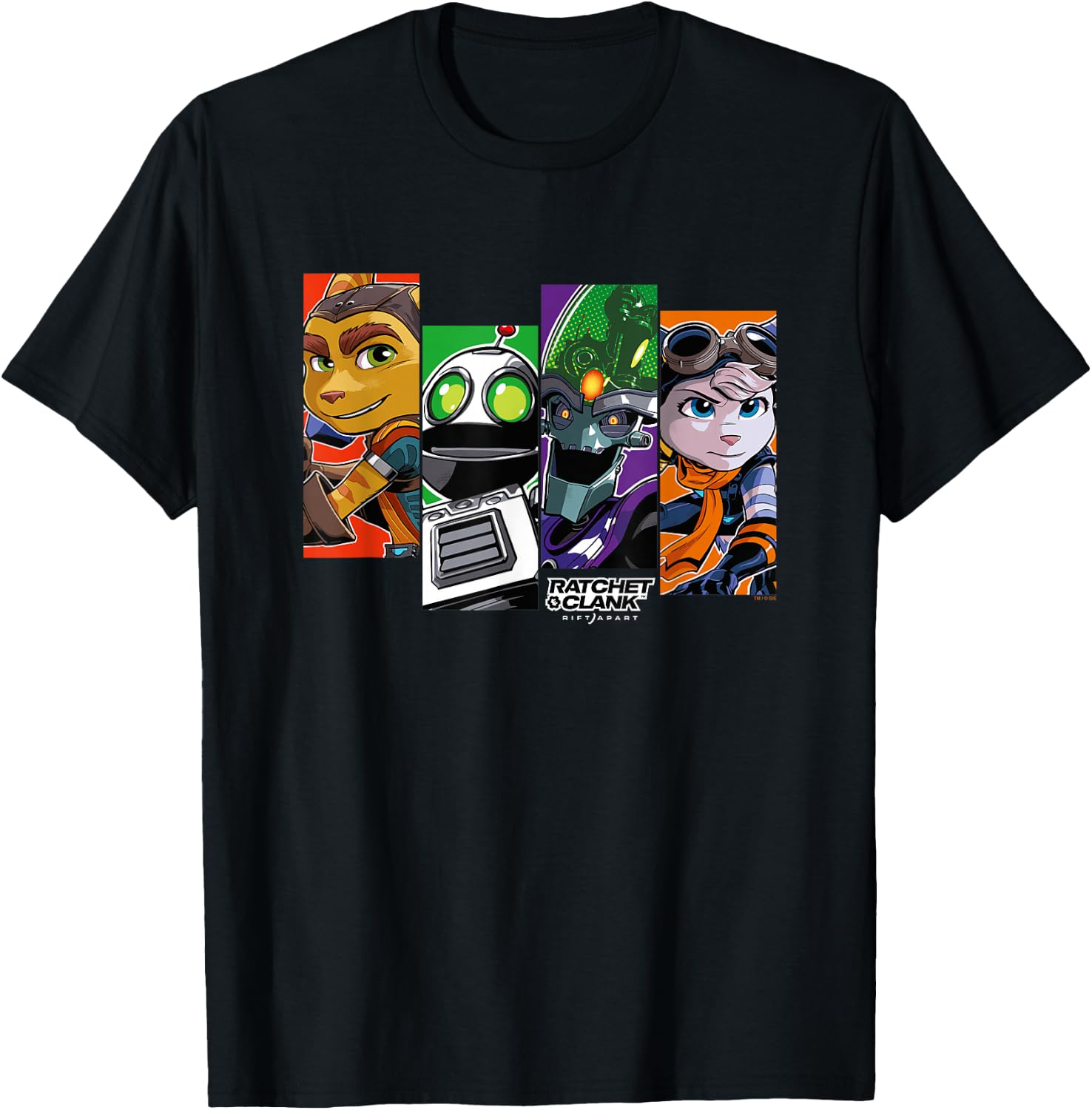 Ratchet & Clank Rift Apart Character Grid T-Shirt