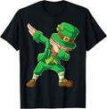 St Patricks Day Dabbing Leprechaun Boys Girls Men Dab Dance T-Shirt Small