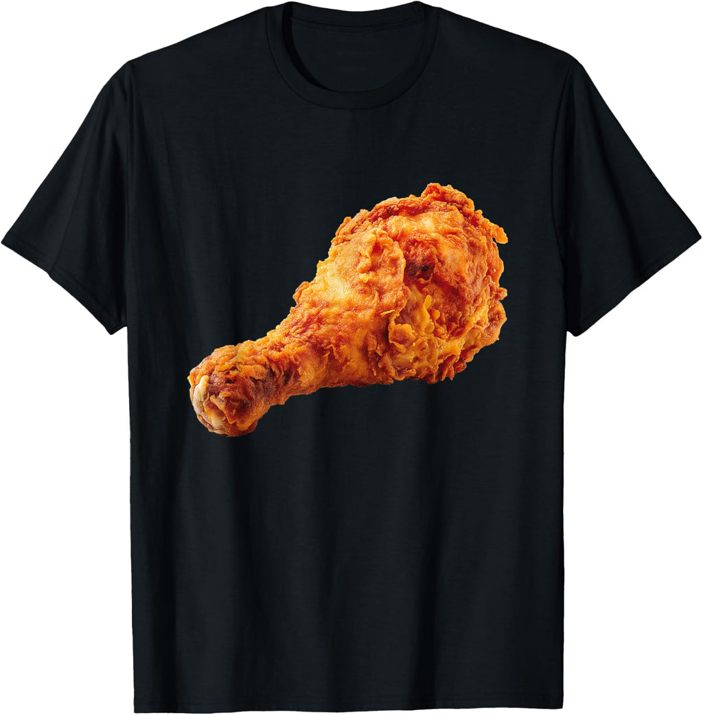 Fried Chicken Drumstick Funny Food Halloween Costume Graphic T-Shirt