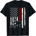 Retro American Wrestling Apparel US Flag Wrestling T-Shirt