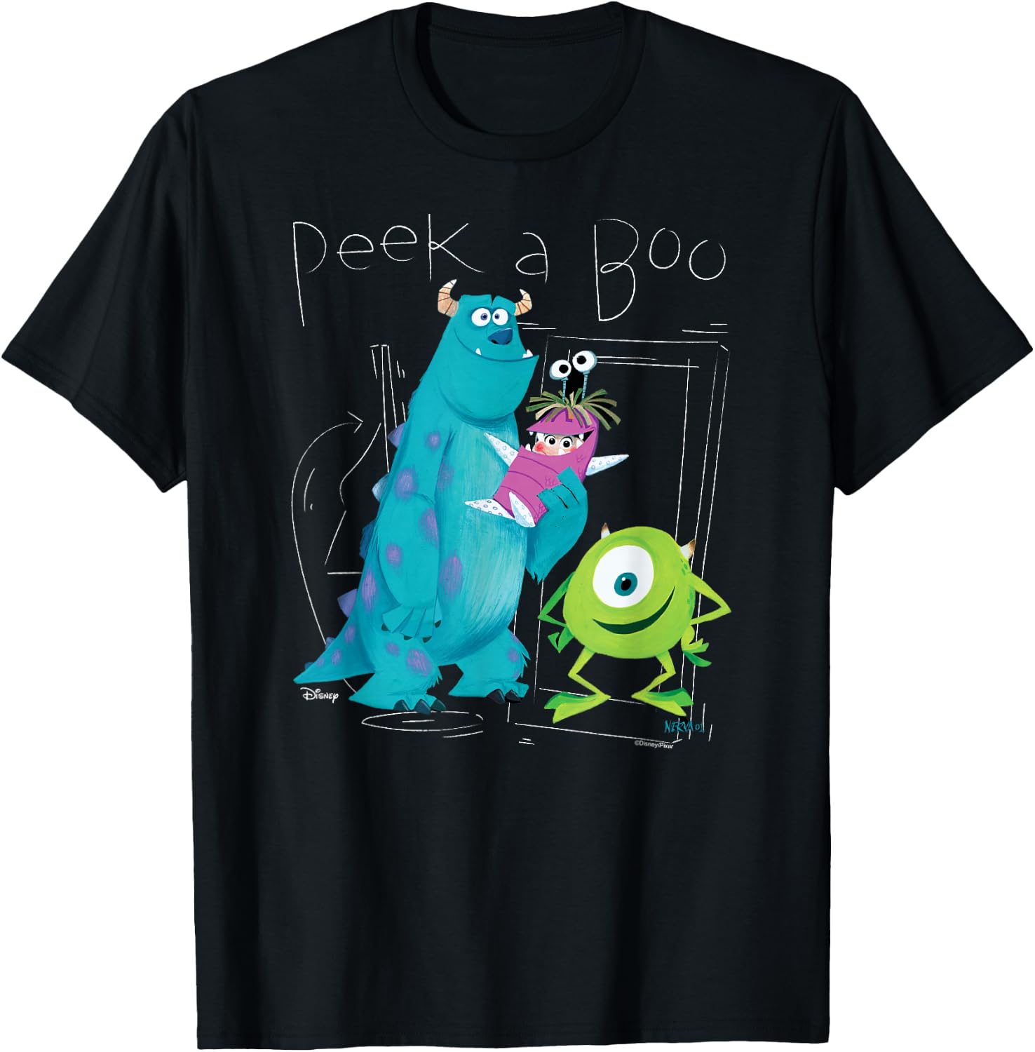 Monsters Inc - Peek A Boo T-Shirt