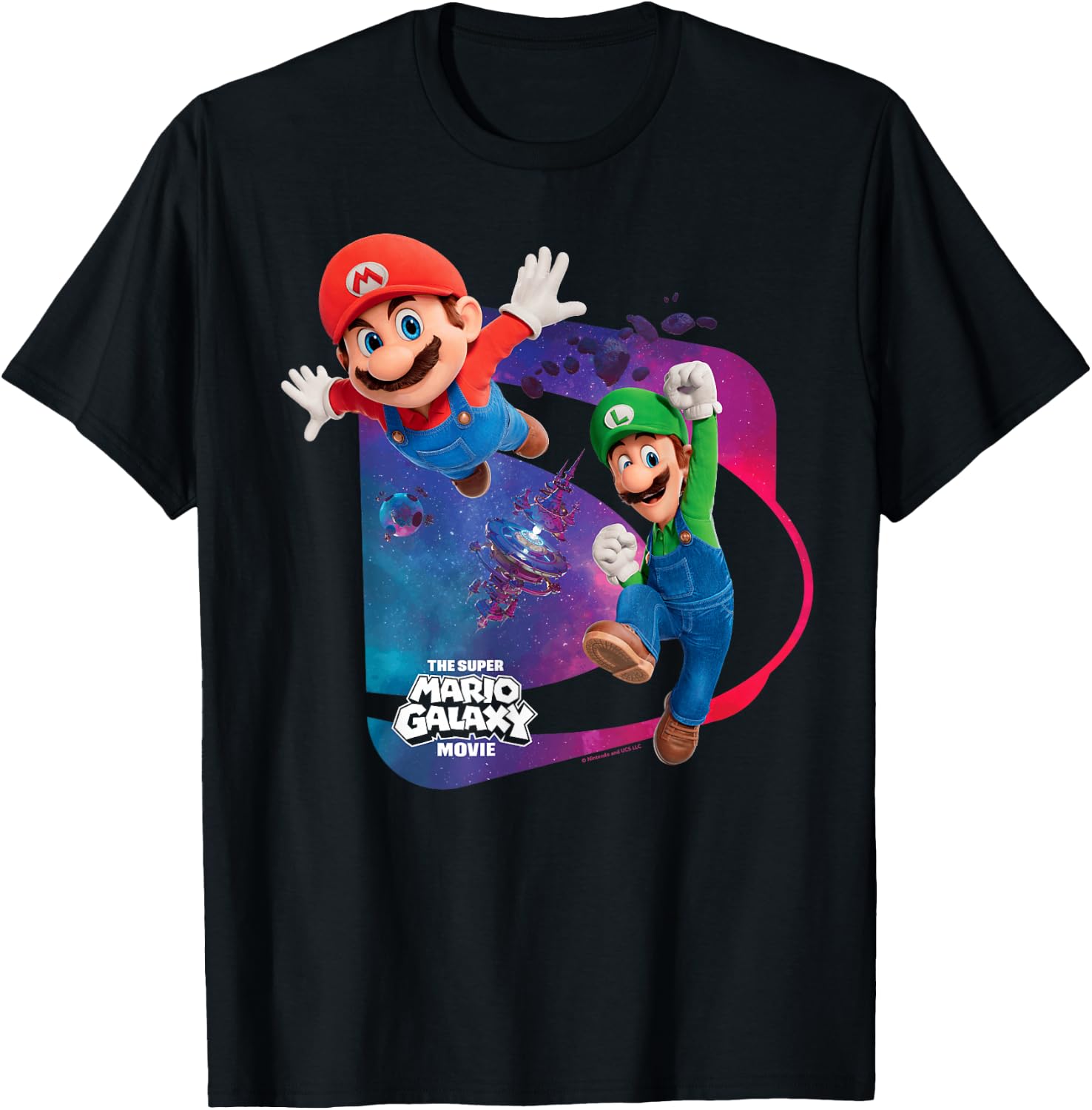The Super Mario Galaxy Movie Mario & Luigi Adventure Tees T-Shirts