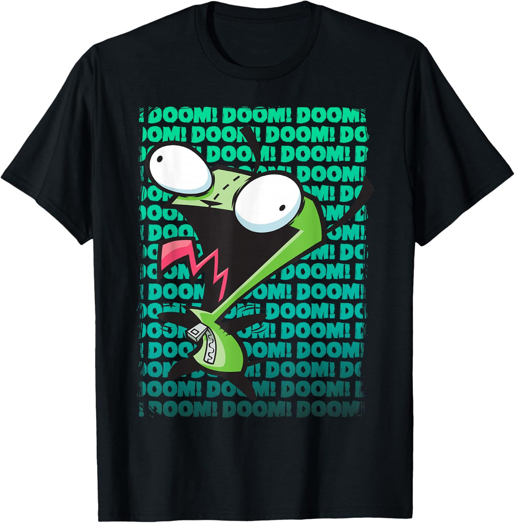 Nickelodeon Invader Zim Gir Impending Doom Song T-Shirt Small