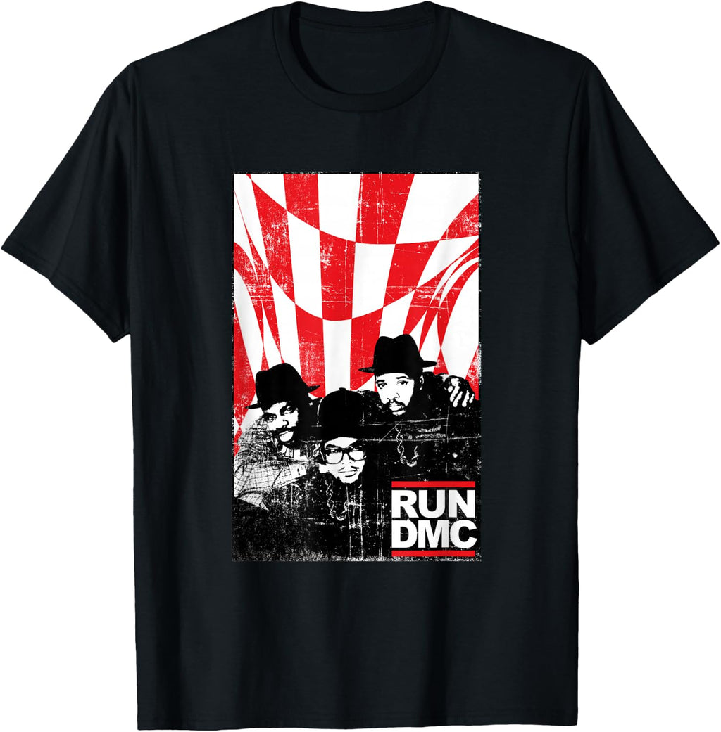 Run DMC Official Vintage Checkered T-Shirt