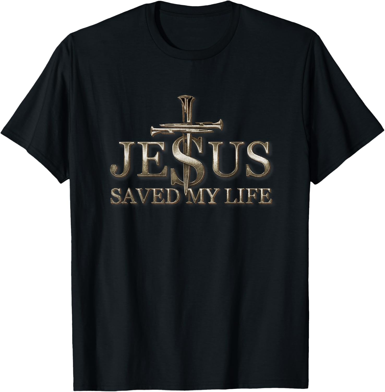 Jesus Christ Saved My Life Gift for Women Men T-Shirt