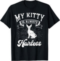 Sphynx Cat Kitty Always Hairless Animal Breeder Pet Lover T-Shirt