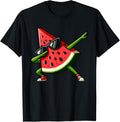 Dabbing Watermelon Kawaii Summer Tropical Fruit Lovers Kids T-Shirt
