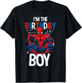 Marvel Spider-Man Classic I'm The Birthday Boy T-Shirt Small