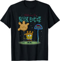 Spongebob Welcome to Rock Bottom Bus Stop Cartoon T-Shirt