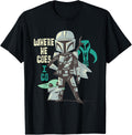 Star Wars The Mandalorian and Grogu "Where He Goes, I Go" T-Shirt