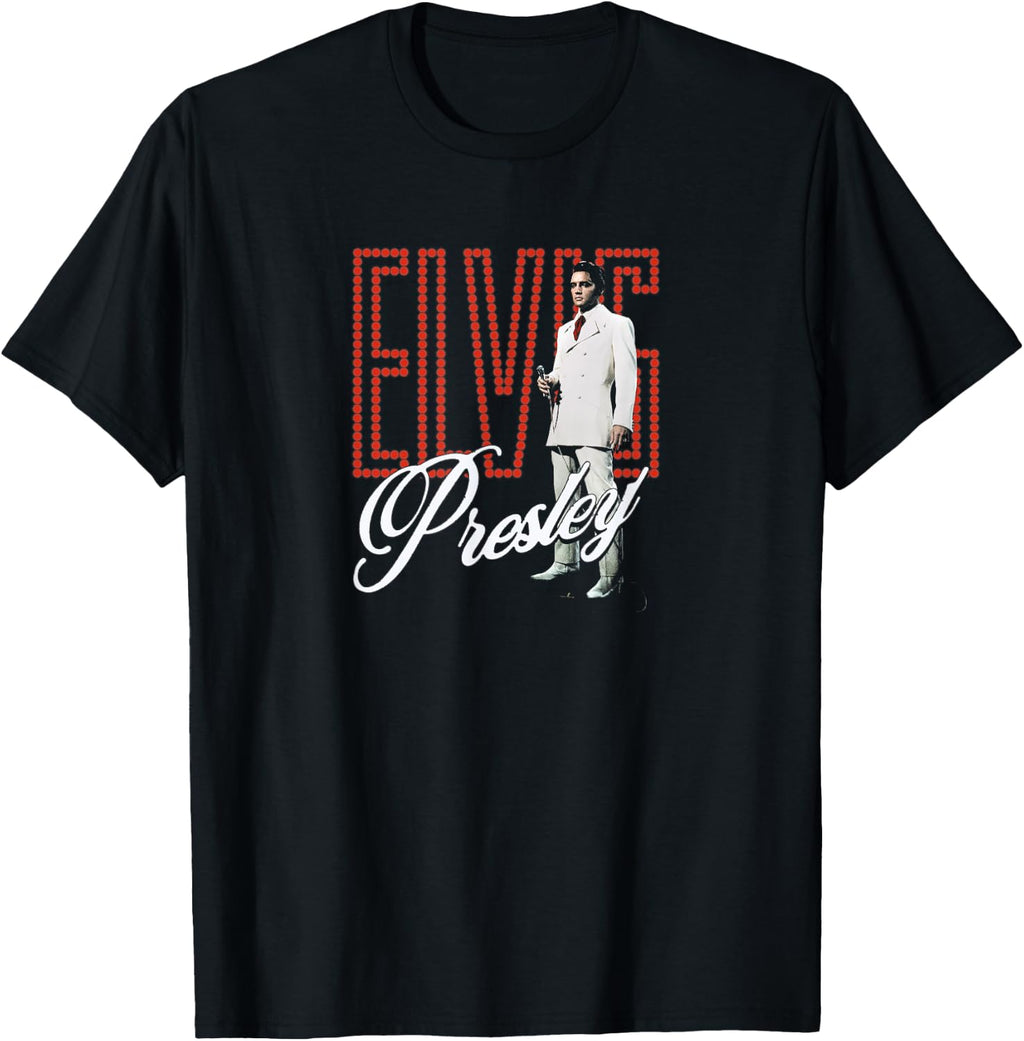 Elvis Presley Retro Lights T-Shirt