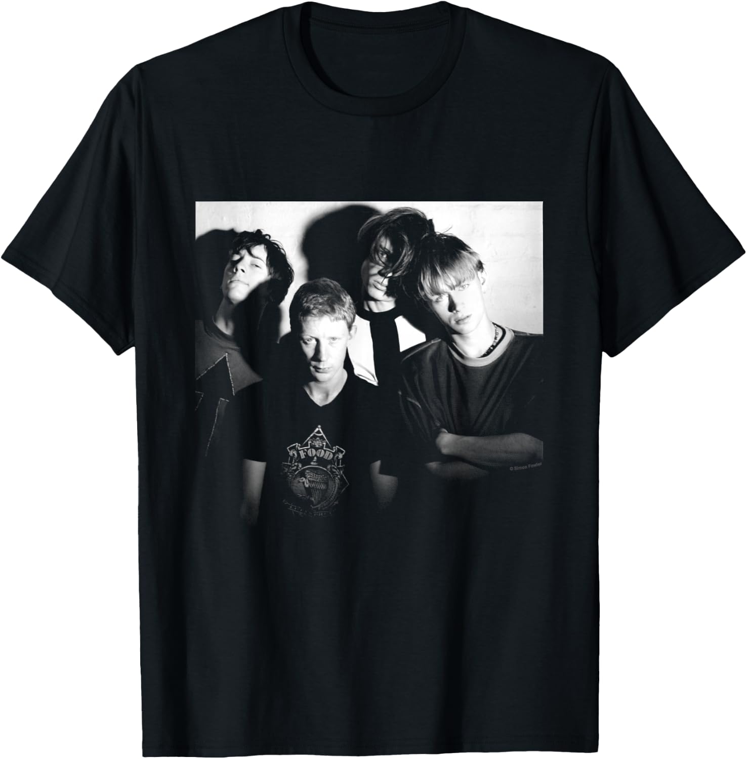 90s Britpop Band Portrait By Simon Fowler T-Shirt