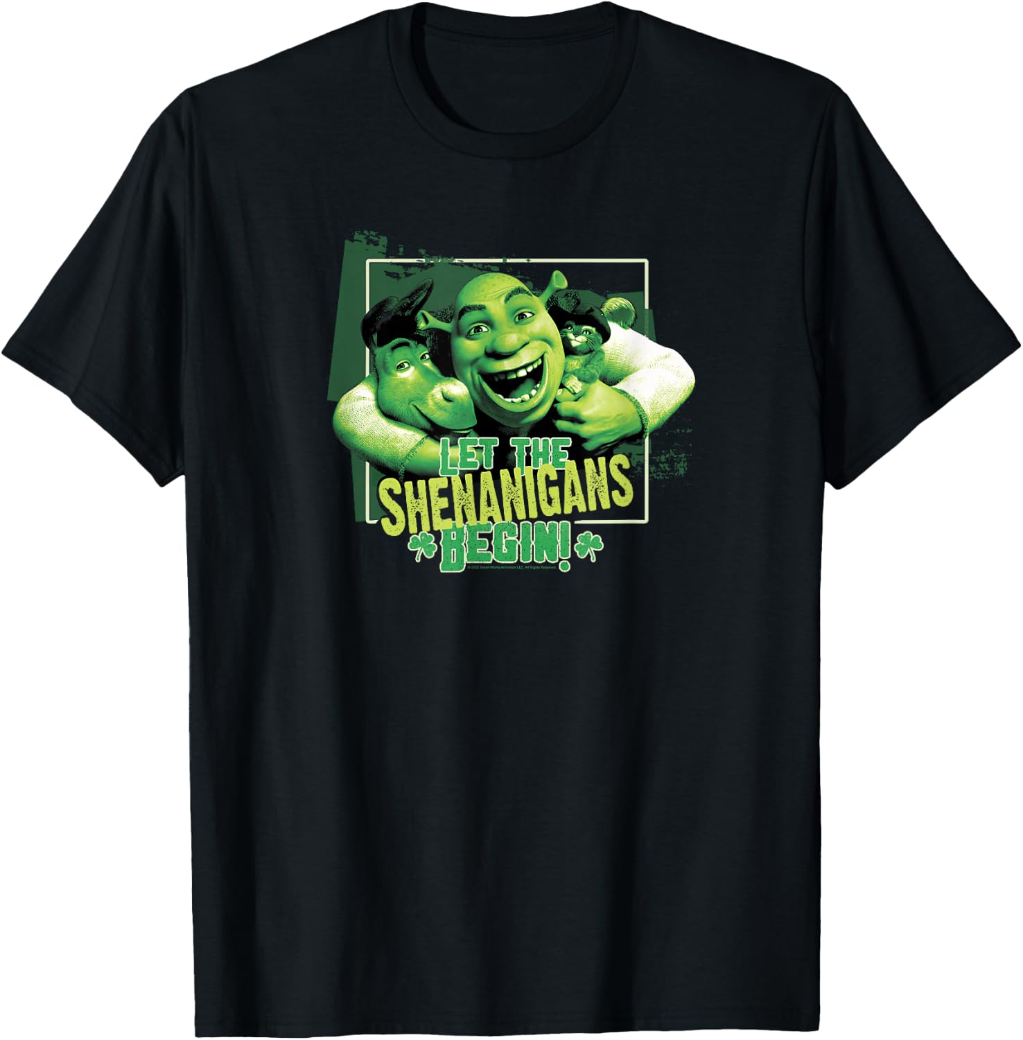 Shrek St. Patrick's Day Donkey Let The Shenanigans Begin T-Shirt