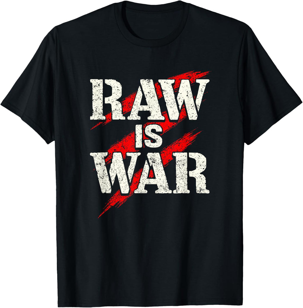Raw is War Pro Wrestling Famous Vintage 90s Art T-Shirt