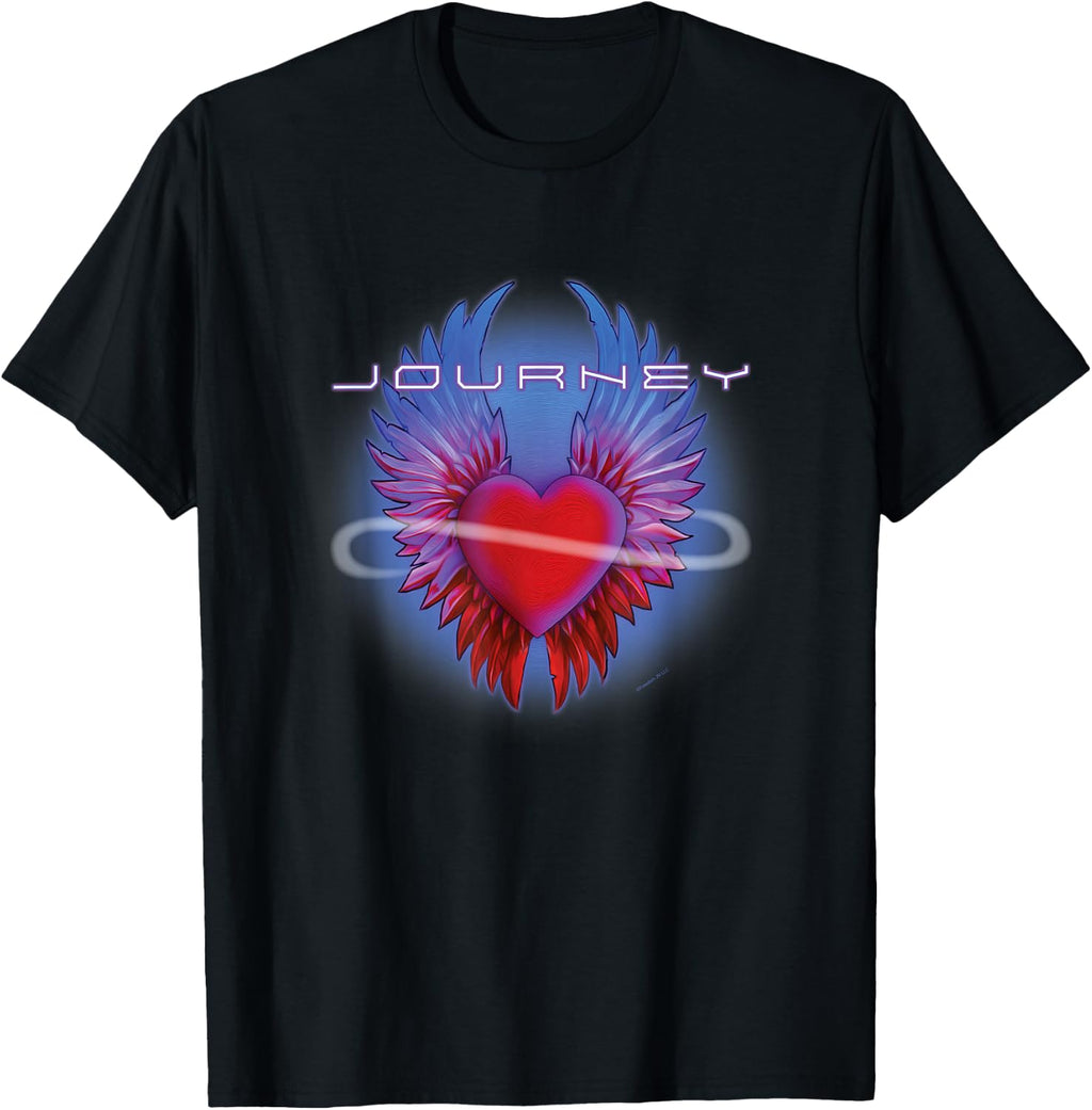 Journey Band Infinity Winged Heart Music Vintage Band T-Shirt