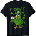 F-Caw-F St Patrick Funny Rooster Fcawf Meme Joke Chicken T-Shirt