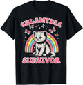 Funny Shirts Survivor Cat Cringe Weird Adult Humor Tees T Shirts for Men and Women