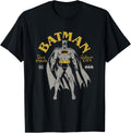 DC Comics Batman Retro Dark Knight Distressed Pose T-Shirt
