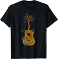 Acoustic Guitar Tree of Life Guitar Player Guitarist T-Shirt