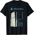 PlayStation Distressed PS5 Ad with Kanji Video Game System T-Shirt